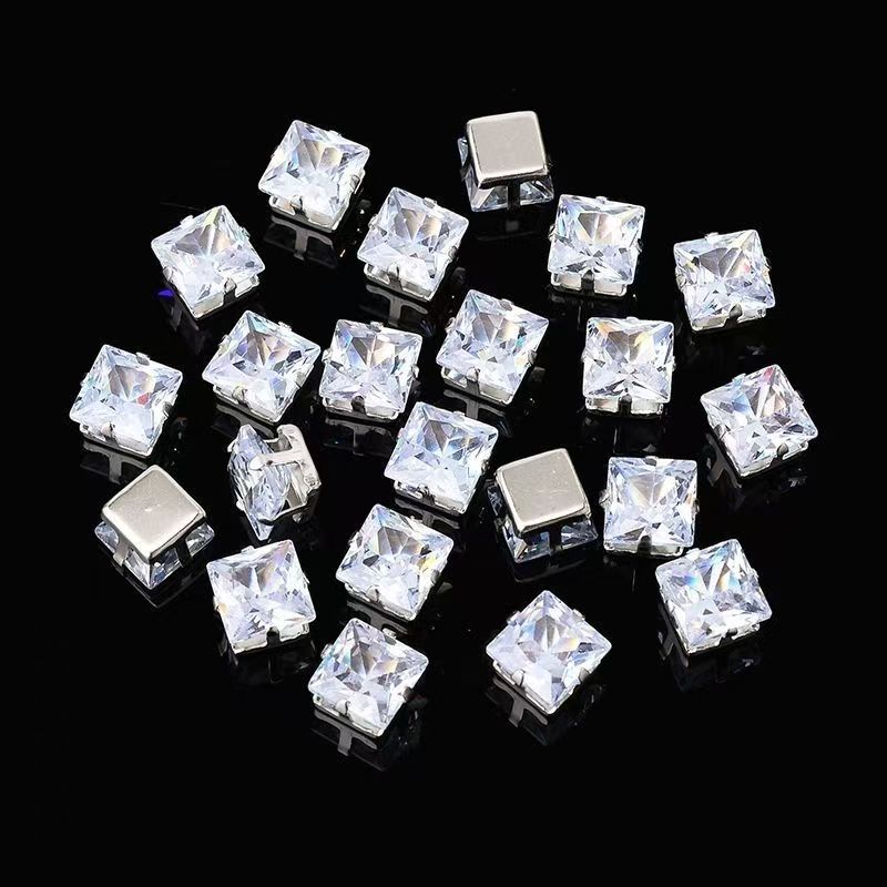 Intetr celebrity dopamine popular versatile paw zirconnium AAA zircon nail drill bursts with ultra-sparkling zircon genuine hand stitching