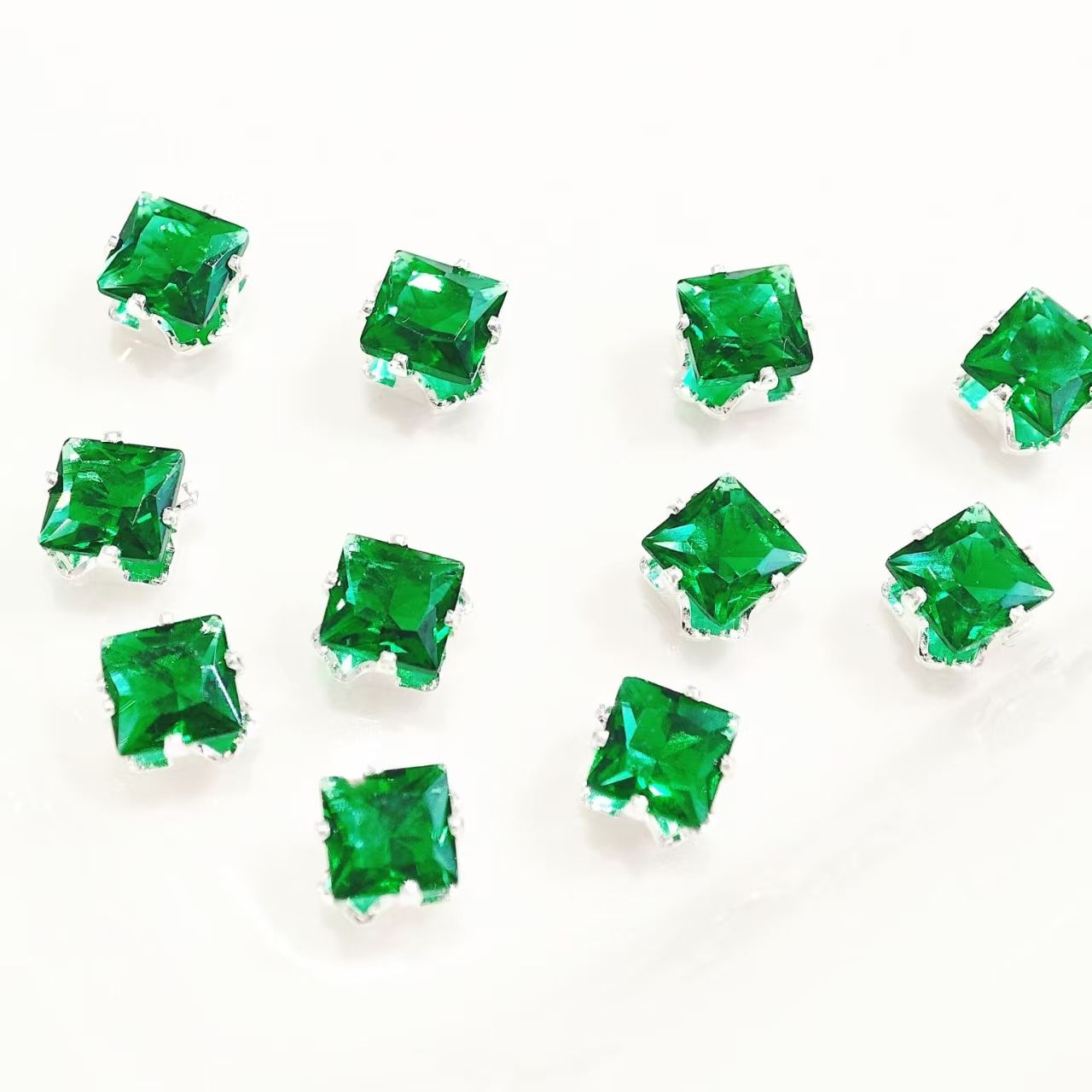 20pcs square dopamine claws drill DIY accessory accessories with colorful