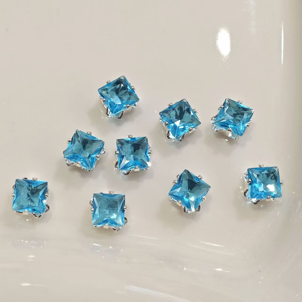 20pcs square dopamine claws drill DIY accessory accessories with colorful