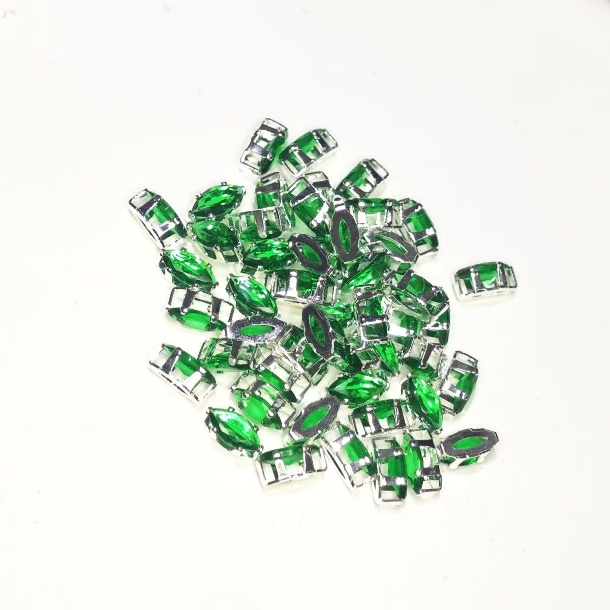 3*6 Horse Eye Claw Drill Claw Zircon High-Quality Internet Celebrity Lace Bottom DIY Beading Accessories Zircon Stonery Gemstone Bracelet