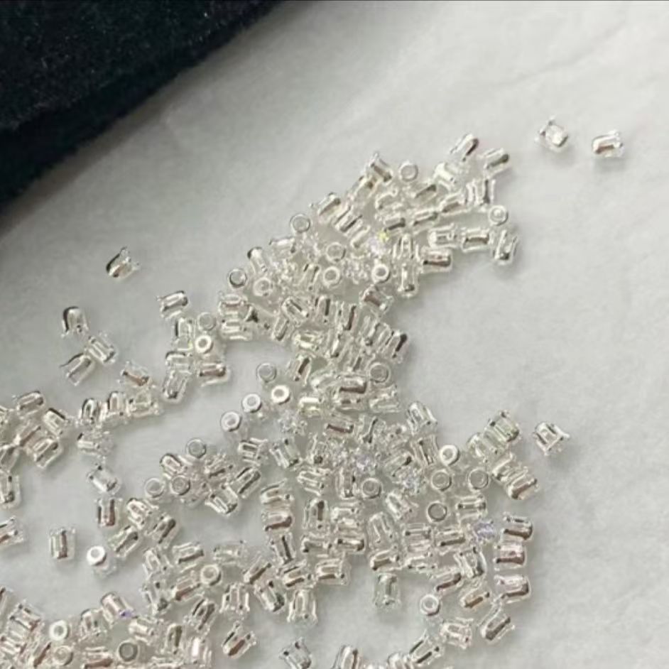 2mm round flash white zircon claw zircon versatile pendant beads DIY jewelry accessory bracelet necklace material beads