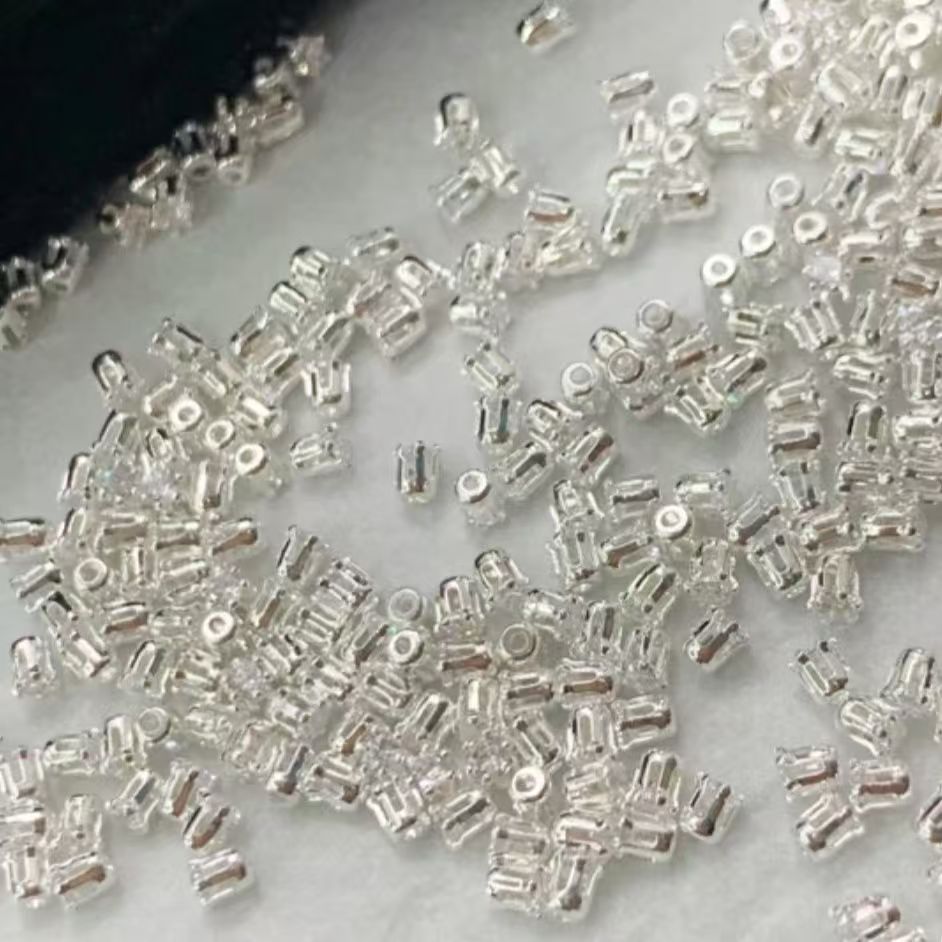 2mm round flash white zircon claw zircon versatile pendant beads DIY jewelry accessory bracelet necklace material beads