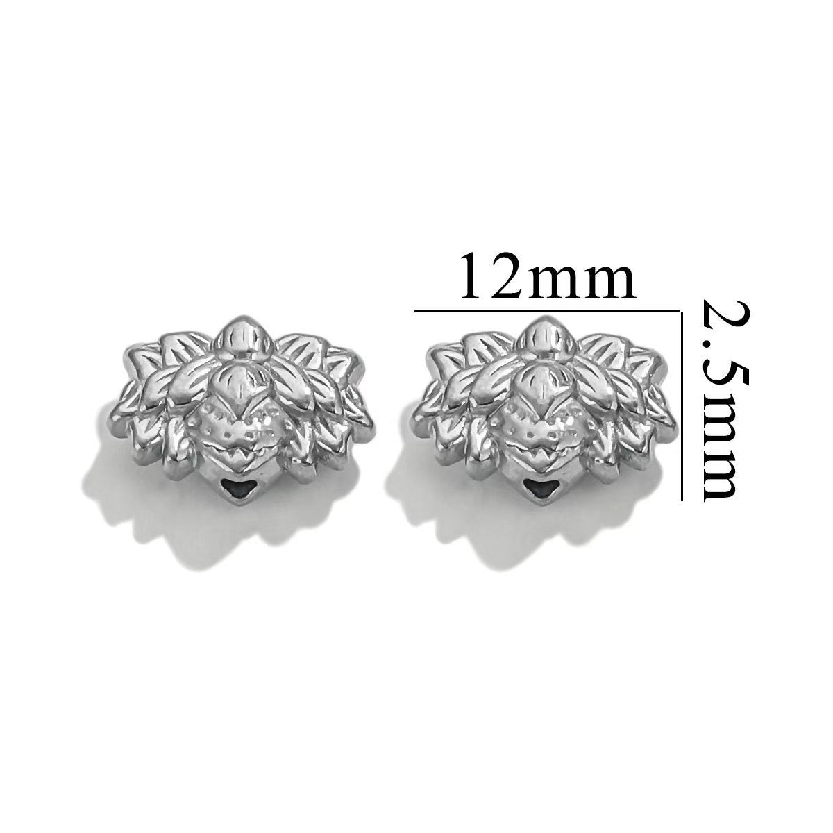 Electroplating process for stainless steel 18K gold - plated small jewelry pendants, wholesale of handmade DIY bracelet and necklace jewelry pendants
