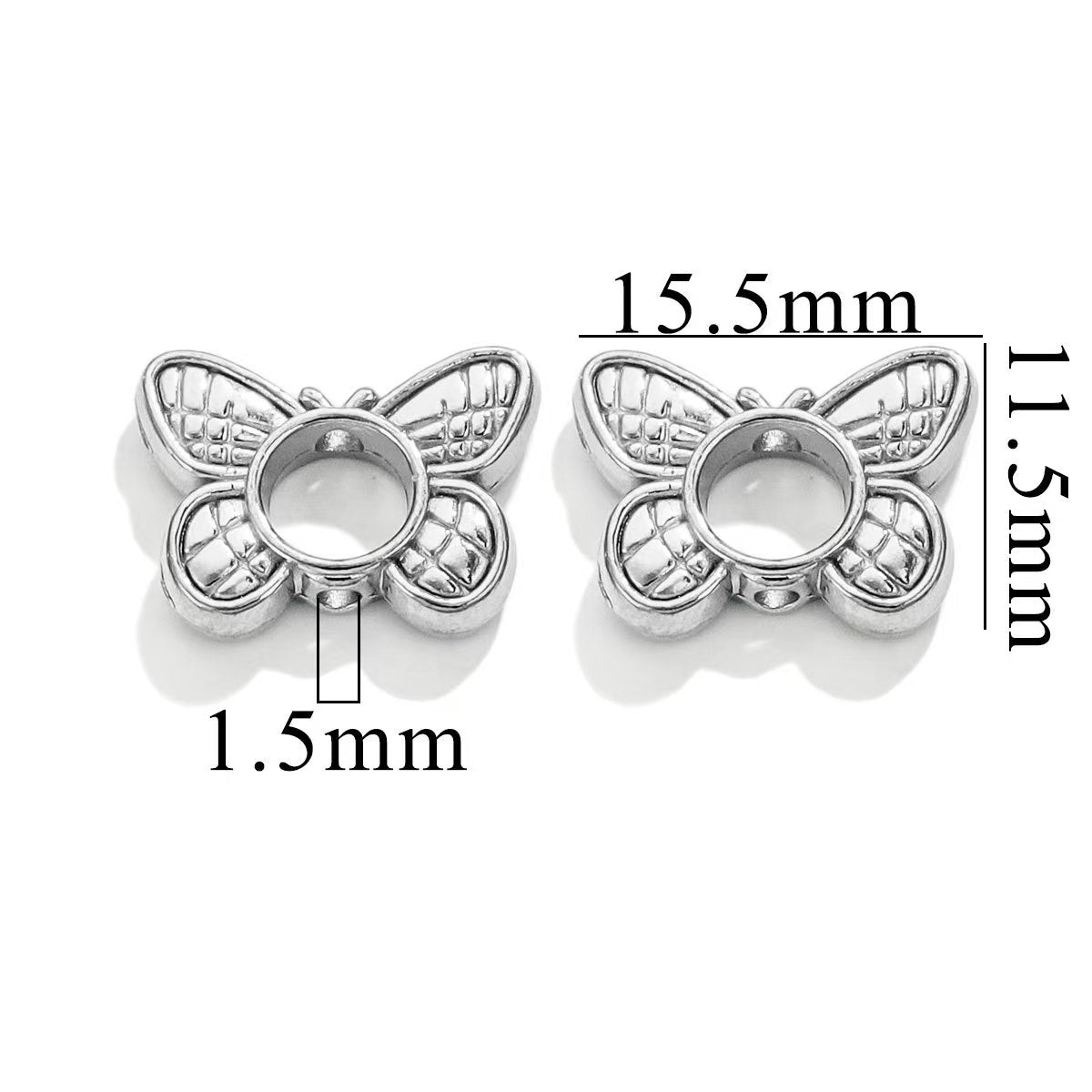 Electroplating process for stainless steel 18K gold - plated small jewelry pendants, wholesale of handmade DIY bracelet and necklace jewelry pendants