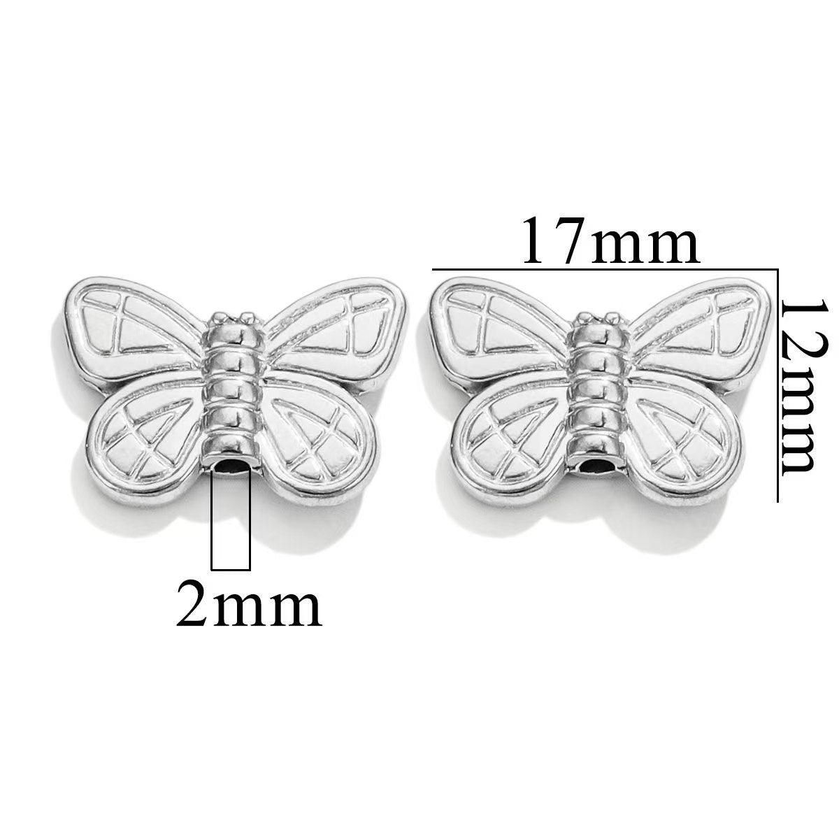 Electroplating process for stainless steel 18K gold - plated small jewelry pendants, wholesale of handmade DIY bracelet and necklace jewelry pendants