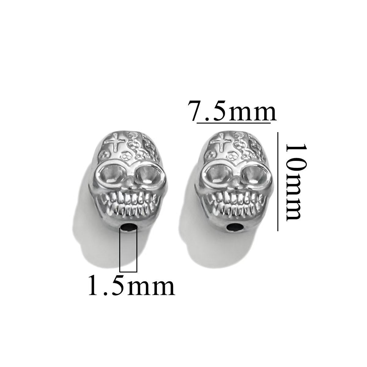 Electroplating process for stainless steel 18K gold - plated small jewelry pendants, wholesale of handmade DIY bracelet and necklace jewelry pendants