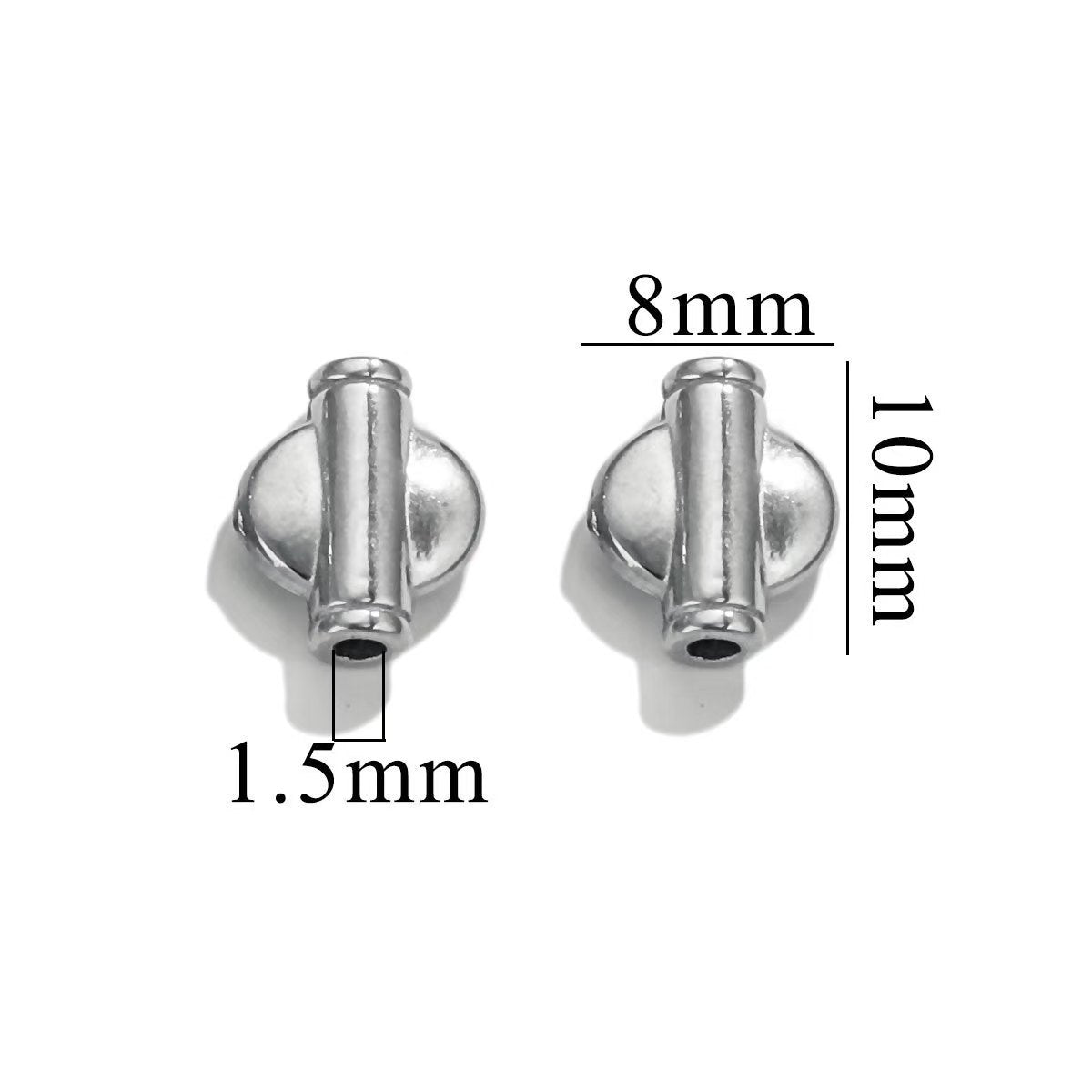 Electroplating process for stainless steel 18K gold - plated small jewelry pendants, wholesale of handmade DIY bracelet and necklace jewelry pendants