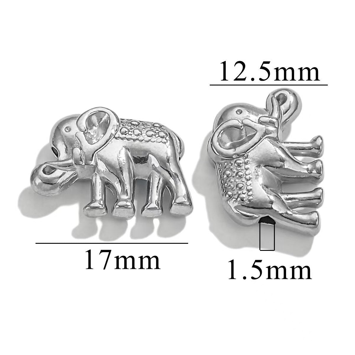 Electroplating process for stainless steel 18K gold - plated small jewelry pendants, wholesale of handmade DIY bracelet and necklace jewelry pendants
