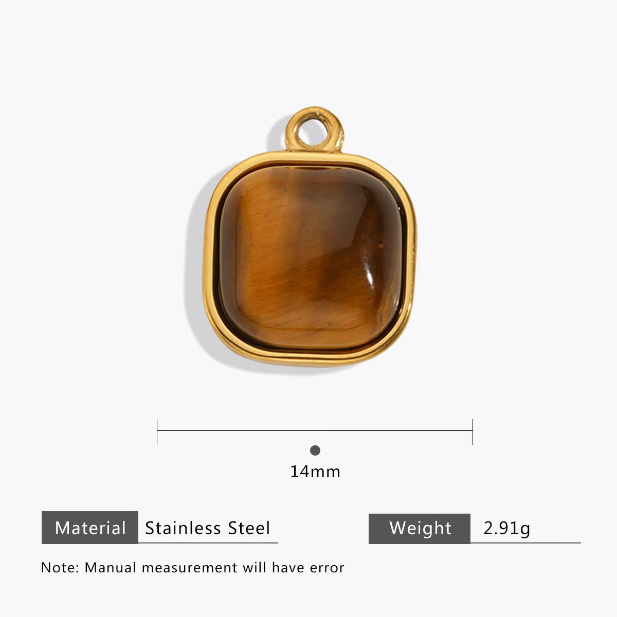 5 Stainless Steel Retro Maillard Tiger's Eye Pendants, Earrings with Hollowed-out Lace and Agate, High-end Earrings, Necklaces and Pendants
