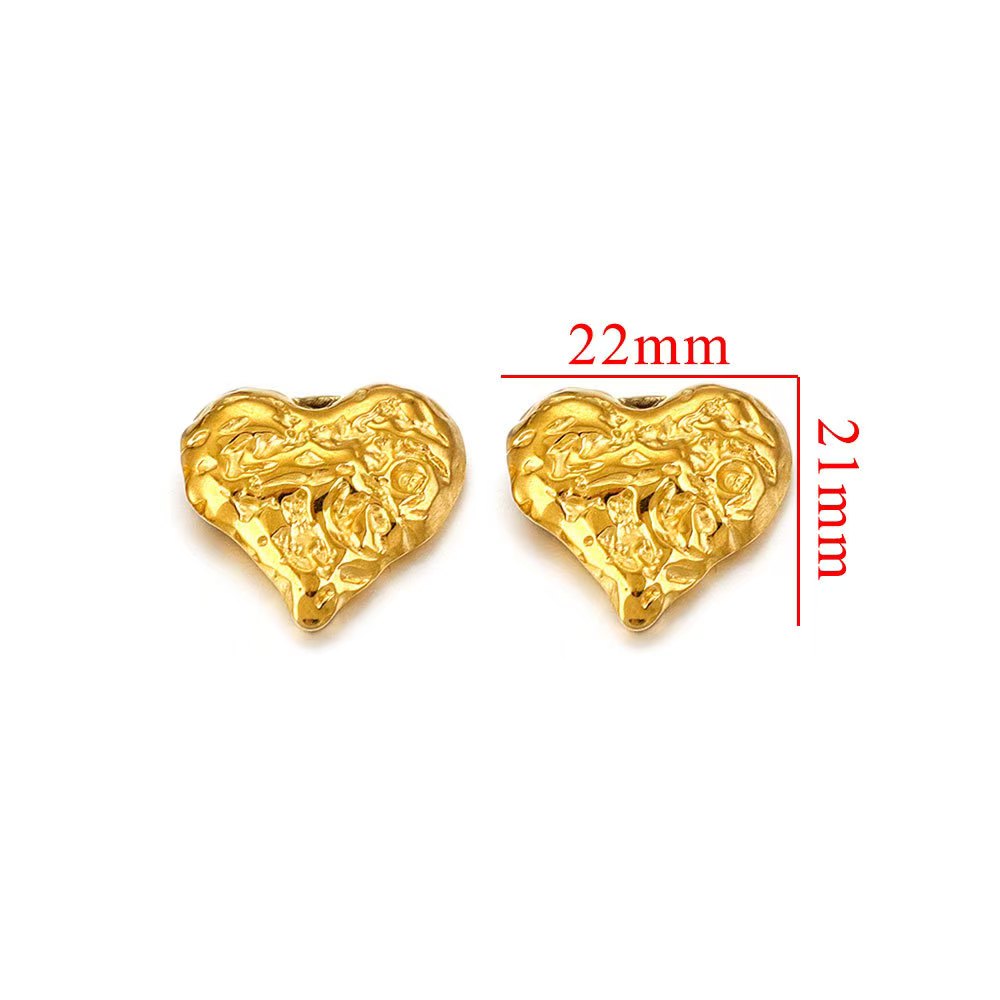 Wholesale of 5 exquisite pendants for small accessories in European and American style, made of stainless steel with 18K gold plating, suitable for DIY necklaces and bracelets.