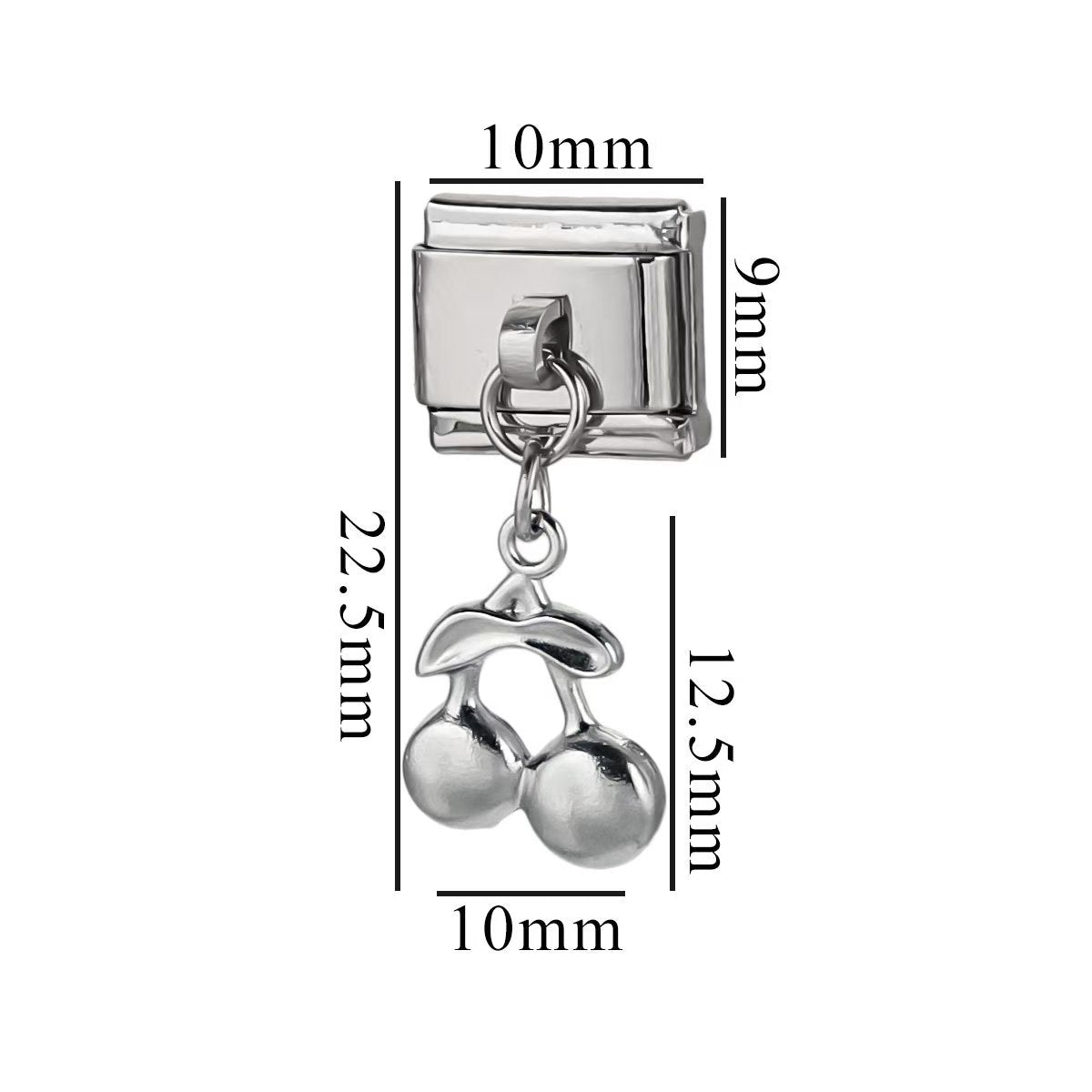 1 Stainless Steel Lovely Small Pendant Ocean Series Titanium Steel Modular Bracelet DIY Jewelry Titanium Steel Accessory Bracelet