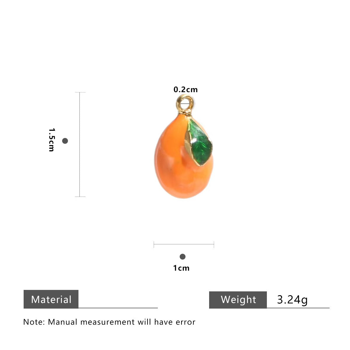 Oil - drip stainless - steel apple, strawberry, grape, banana fruit - themed DIY jewelry. High - end feeling necklace accessories and pendants