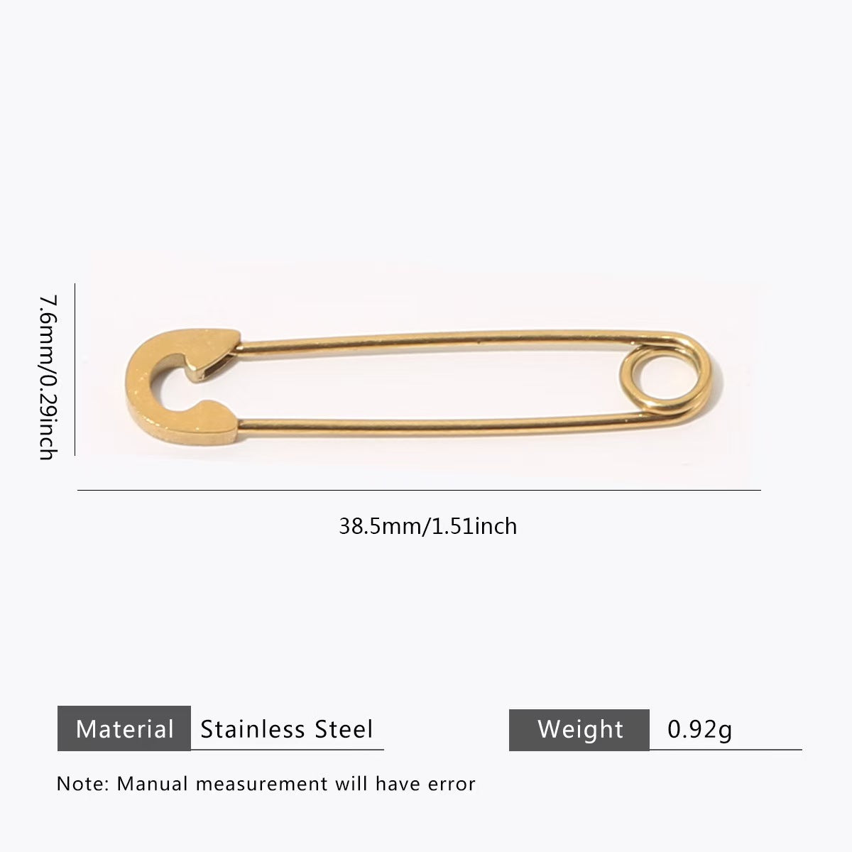Set of 5 Stainless Steel Gold-Plated Diamond-Encrusted Brooches, Colorful Diamond-Embedded Unique Brooches, Must-Have Accessories for Outfit Matching, Handmade DIY Jewelry Components