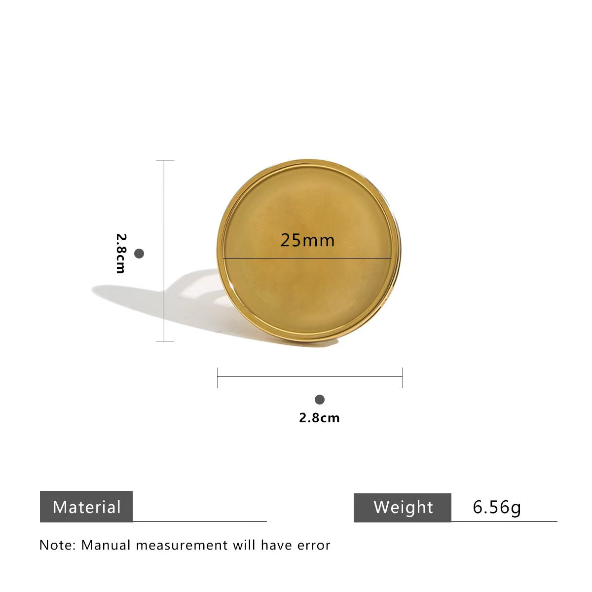 5 pieces of DIY ring jewelry accessories, including gold - plated stainless - steel adjustable rings, oval - shaped time - gem tray bases