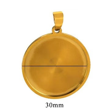 Stainless Steel Geometric Pendant Tag Small Jewelry Tray, Japanese and Korean Style Handmade DIY Necklace and Collarbone Chain Accessories Tray, 5 Pieces