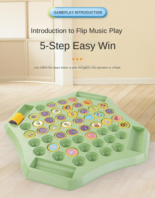 Flip Chess Memory Chess Game for Kindergarten Gathering Activity