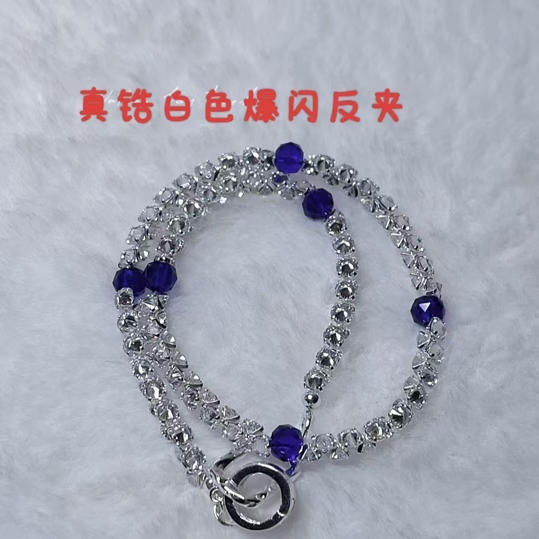 High quality hand-sewn threading DIY hand-made jewelry hand chain the same nail drill hand flash drill