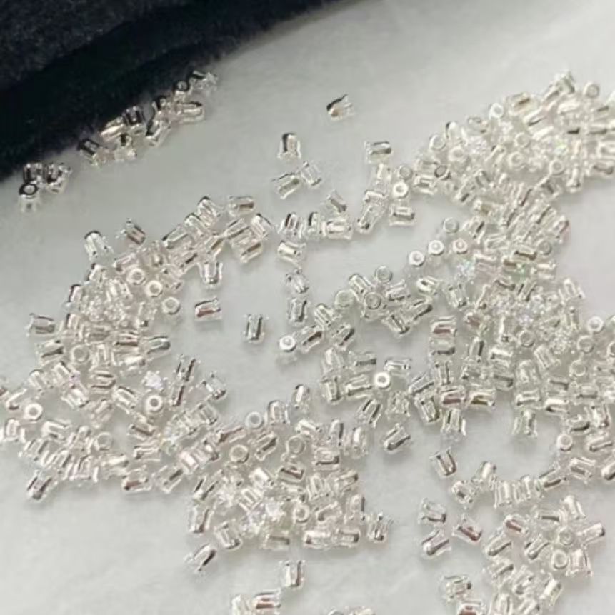 2mm round flash white zircon claw zircon versatile pendant beads DIY jewelry accessory bracelet necklace material beads
