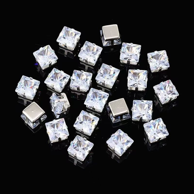 Intetr celebrity dopamine popular versatile paw zirconnium AAA zircon nail drill bursts with ultra-sparkling zircon genuine hand stitching