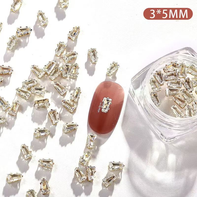Intetr celebrity dopamine popular versatile paw zirconnium AAA zircon nail drill bursts with ultra-sparkling zircon genuine hand stitching