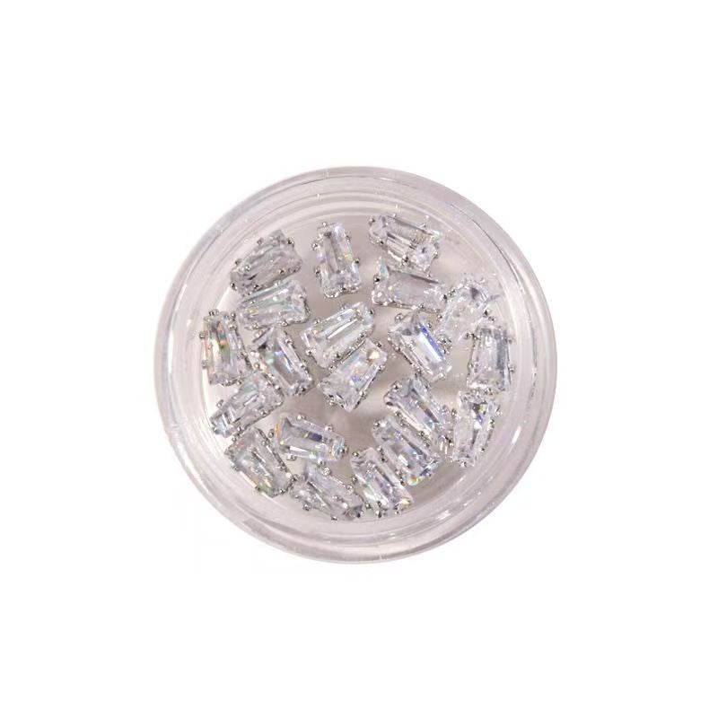 Intetr celebrity dopamine popular versatile paw zirconnium AAA zircon nail drill bursts with ultra-sparkling zircon genuine hand stitching