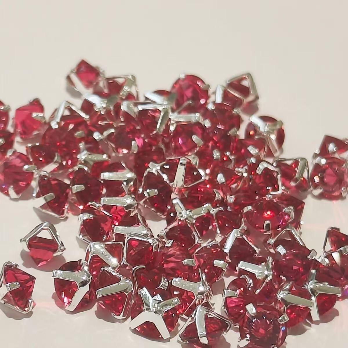 5mm round anti-clamp dopamine color DIY flash diamond burst flash crystal stringing accessories beads colorful pointed bottom