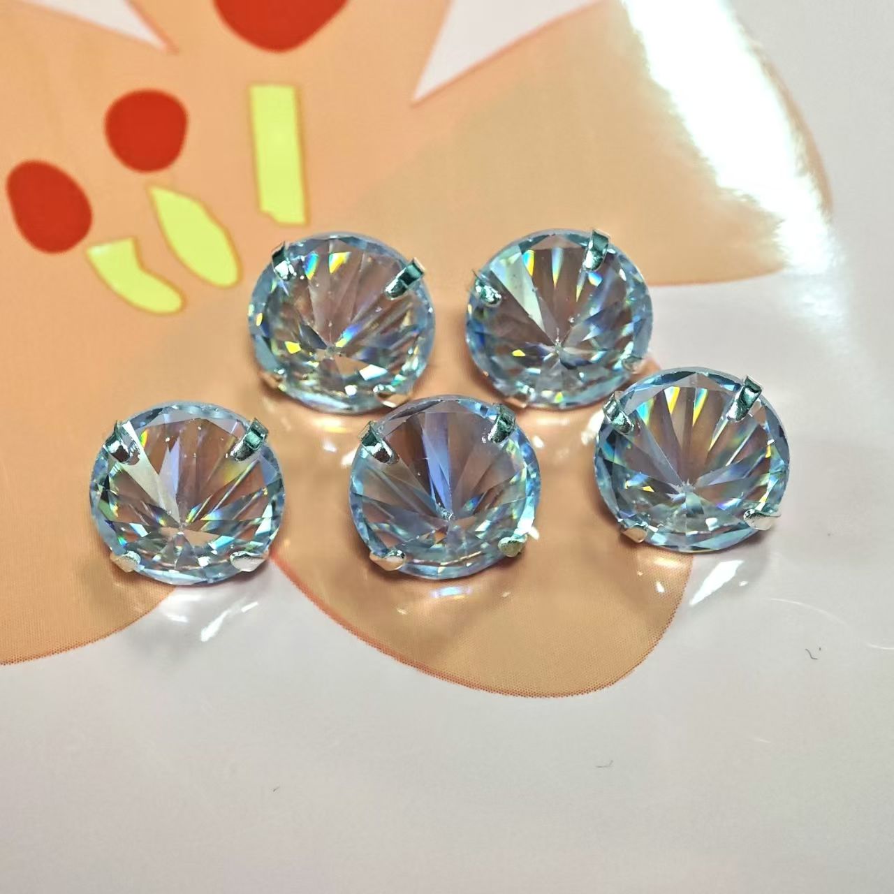 High quality hand-sewn threading DIY hand-made jewelry hand chain the same nail drill hand flash drill