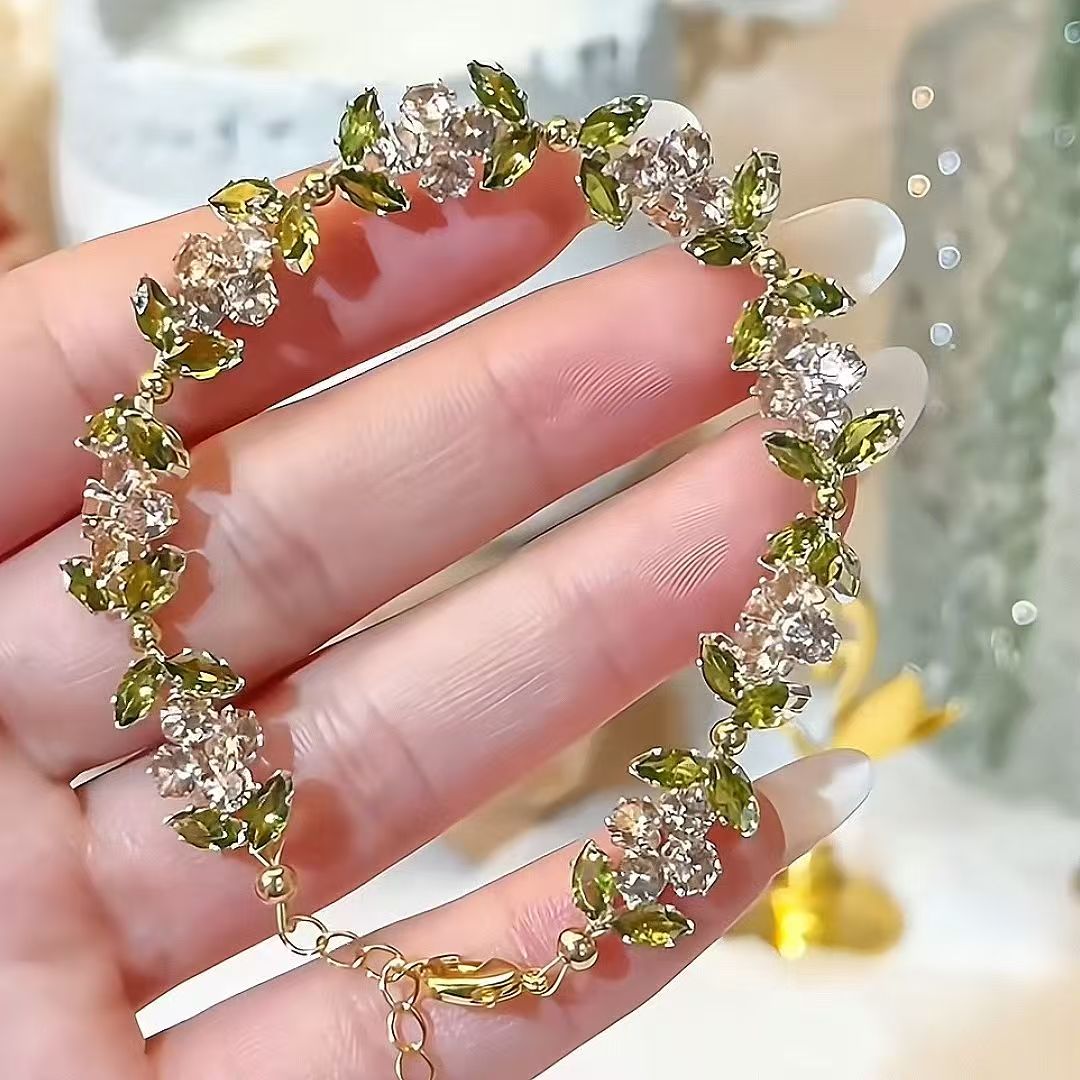 3*6 Horse Eye Claw Drill Zircon Six Claw Flash Bracelet DIY Necklace Hand Sewn Hole Beads Spacer Looseeads Accessories