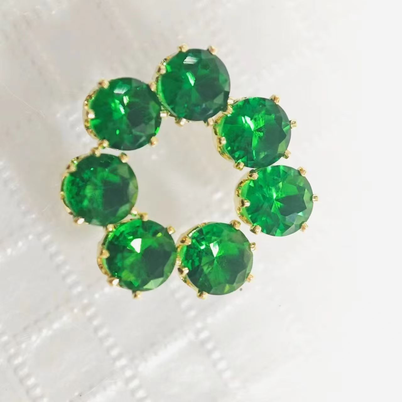 4mm round hot claw diamond zircon DIY accessories high-end fashion hand-sewn colorful gemstone beads dopamine flash