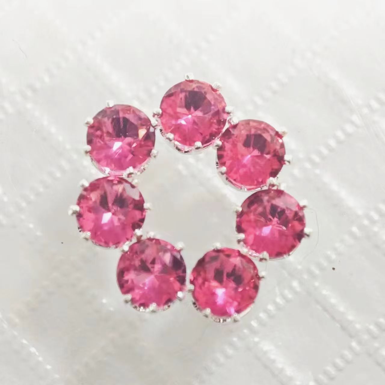 4mm round hot claw diamond zircon DIY accessories high-end fashion hand-sewn colorful gemstone beads dopamine flash