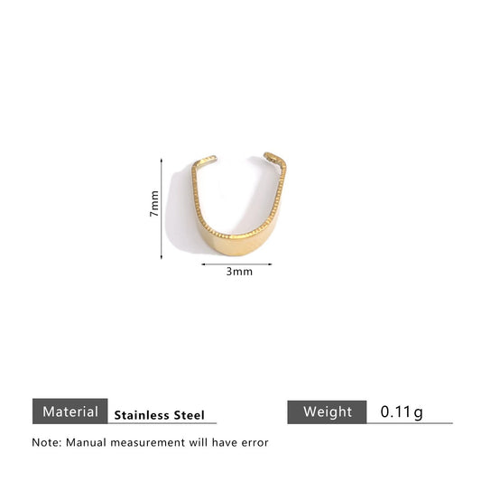 Wholesale melon seed clasp necklace bracelet pendant clasp pendant connector clasp DIY jewelry mismatch mouth real gold electroplated pendant