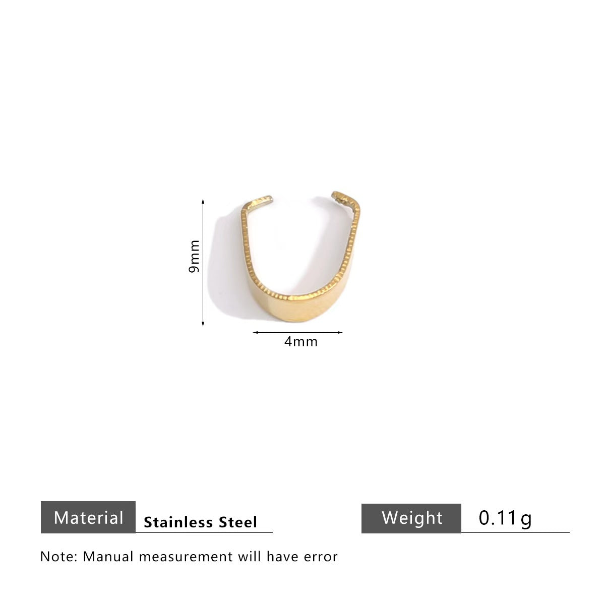 Wholesale melon seed clasp necklace bracelet pendant clasp pendant connector clasp DIY jewelry mismatch mouth real gold electroplated pendant