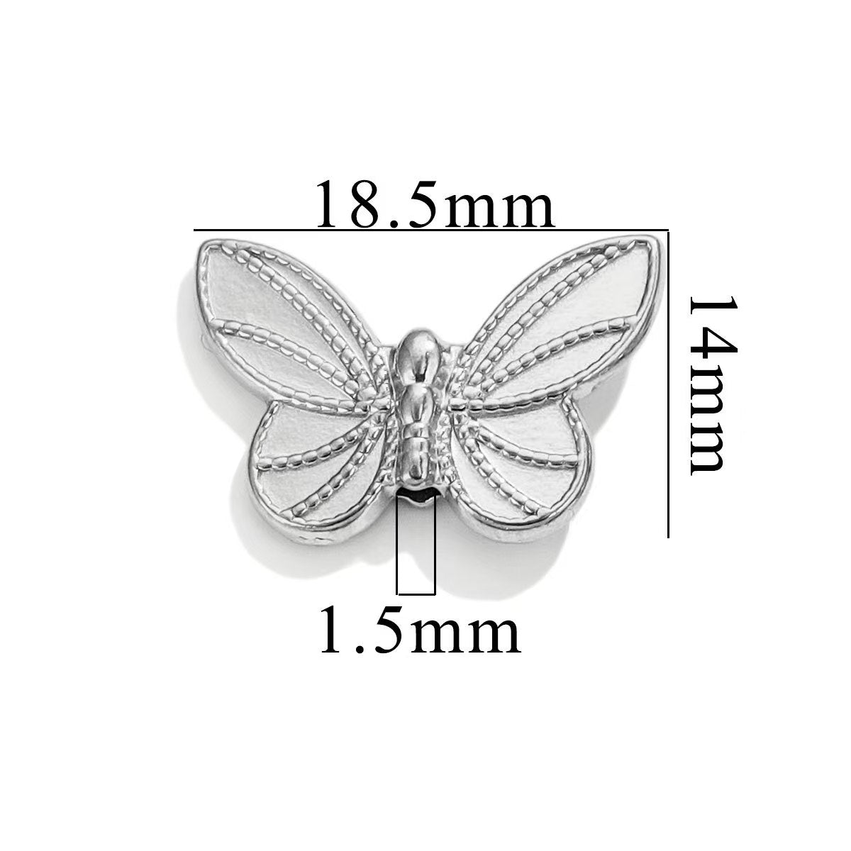 Electroplating process for stainless steel 18K gold - plated small jewelry pendants, wholesale of handmade DIY bracelet and necklace jewelry pendants
