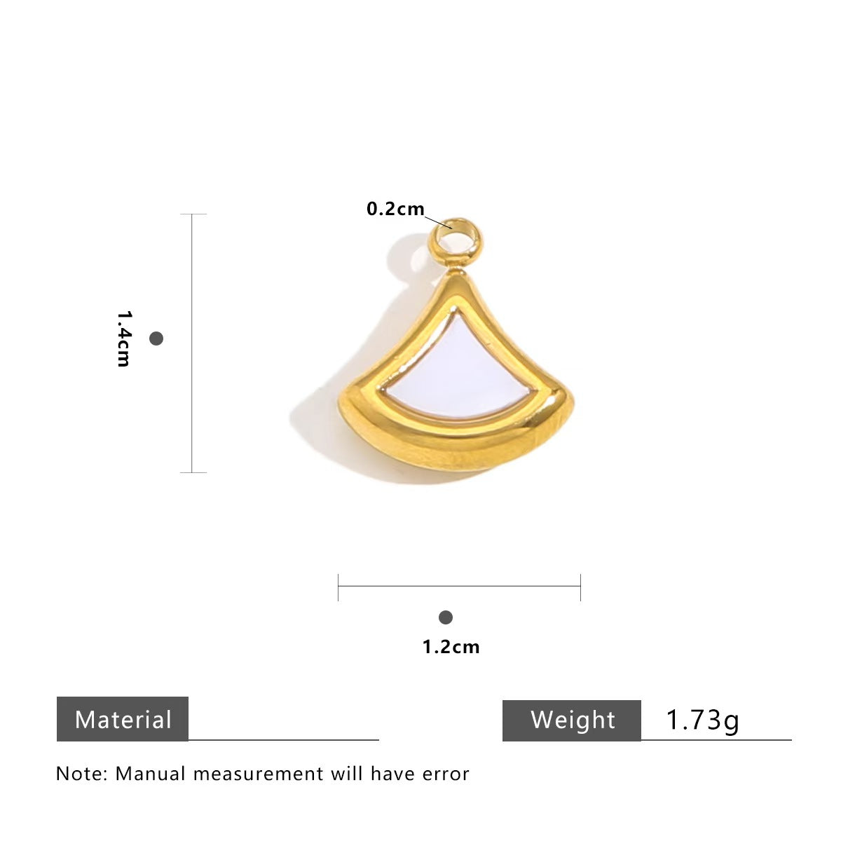 Wholesale of 5 DIY necklace jewelry accessories including stainless - steel five - pointed star, drop - shaped shell pendant, vacuum - plated gold single - hole pendant