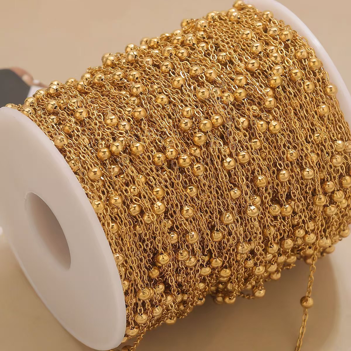 Stainless steel spacer bead chains, tassel chains, DIY ancient - style materials, handmade jewelry components for bracelets, necklaces and other accessories