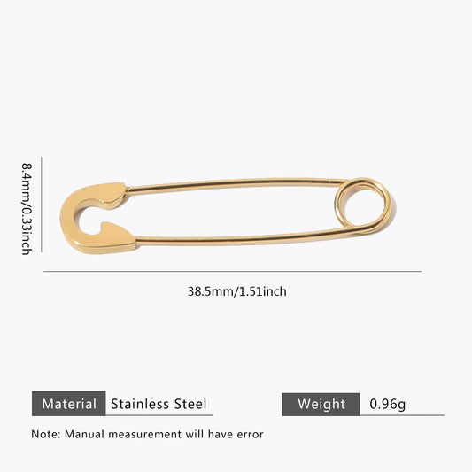 Set of 5 Stainless Steel Gold-Plated Diamond-Encrusted Brooches, Colorful Diamond-Embedded Unique Brooches, Must-Have Accessories for Outfit Matching, Handmade DIY Jewelry Components