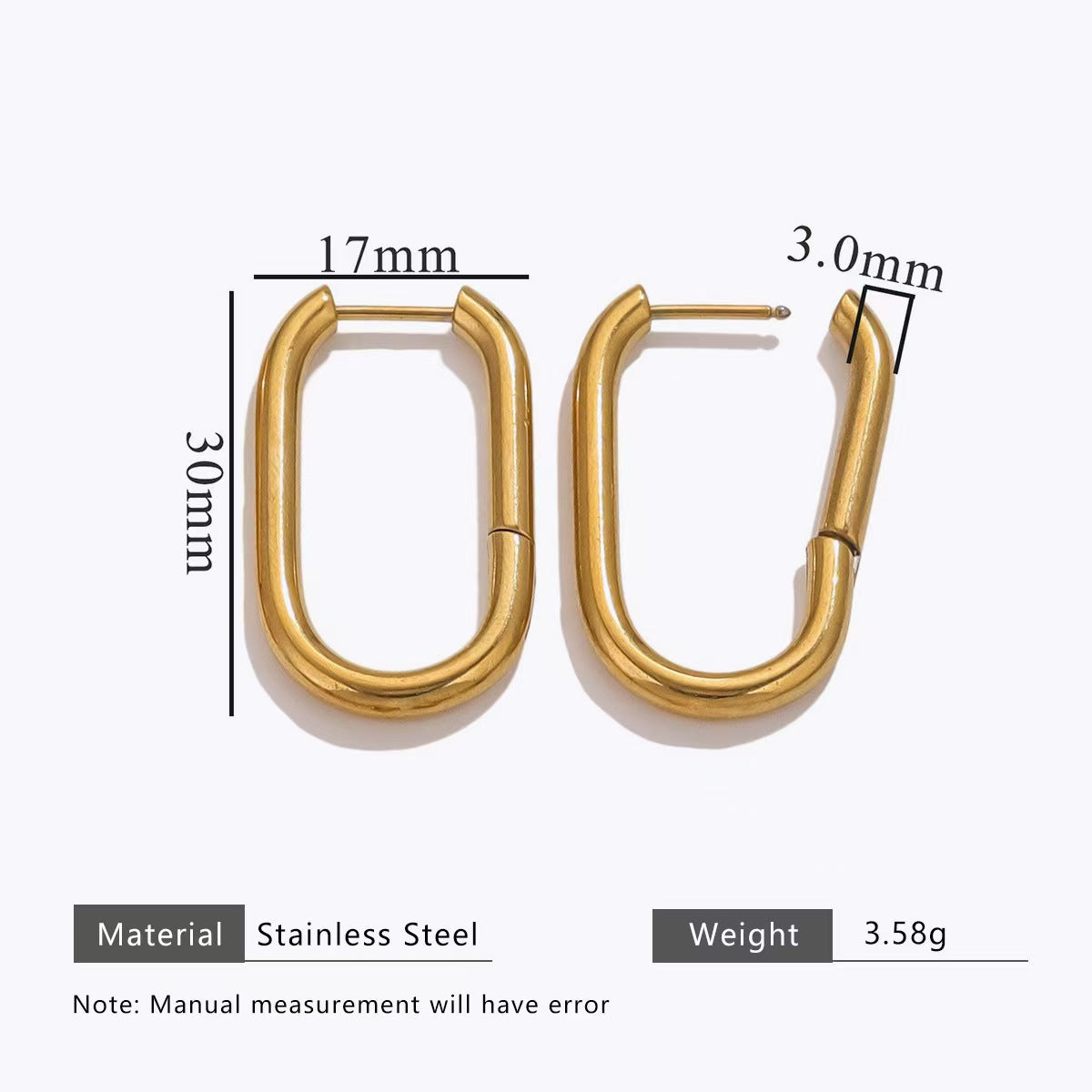 Wholesale of 2 Stainless Steel Personalized Earrings, Trendy European and American Style Electroplated Handmade DIY Earrings, Ear Accessories with Exquisite Pendant