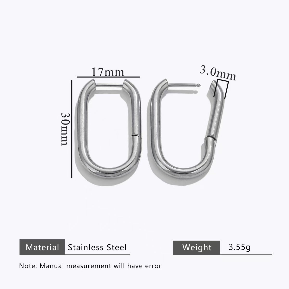 Wholesale of 2 Stainless Steel Personalized Earrings, Trendy European and American Style Electroplated Handmade DIY Earrings, Ear Accessories with Exquisite Pendant