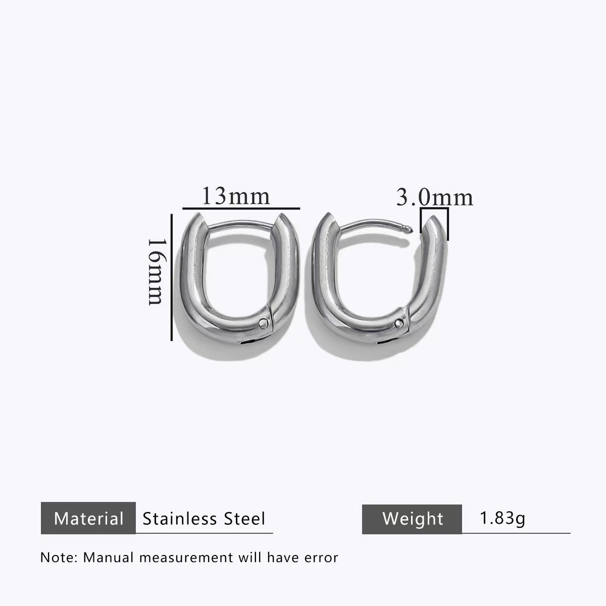 Wholesale of 2 Stainless Steel Personalized Earrings, Trendy European and American Style Electroplated Handmade DIY Earrings, Ear Accessories with Exquisite Pendant