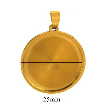Stainless Steel Geometric Pendant Tag Small Jewelry Tray, Japanese and Korean Style Handmade DIY Necklace and Collarbone Chain Accessories Tray, 5 Pieces