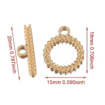 Stainless steel cute small accessories, backpack pendants, necklace clasps, handmade DIY necklace and collarbone chain accessories, electroplating process, 4 pieces