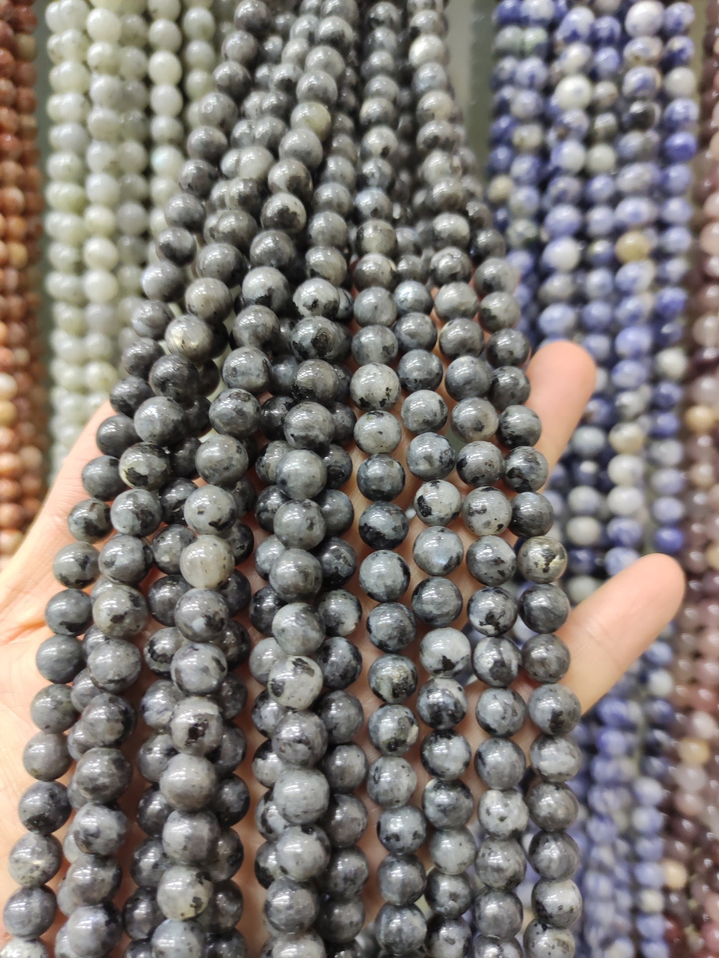 $2.5/strand--8mm semi-finished  crystal beads